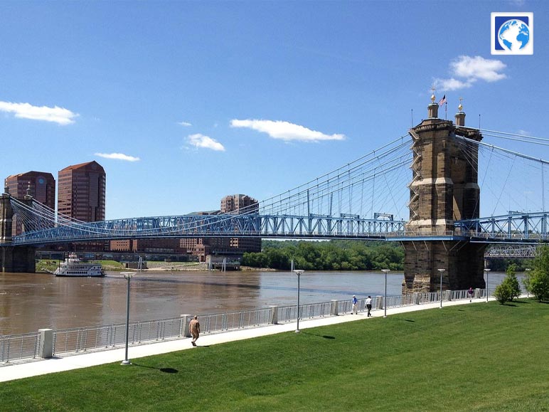 Go for a stroll along the Ohio Riverfront